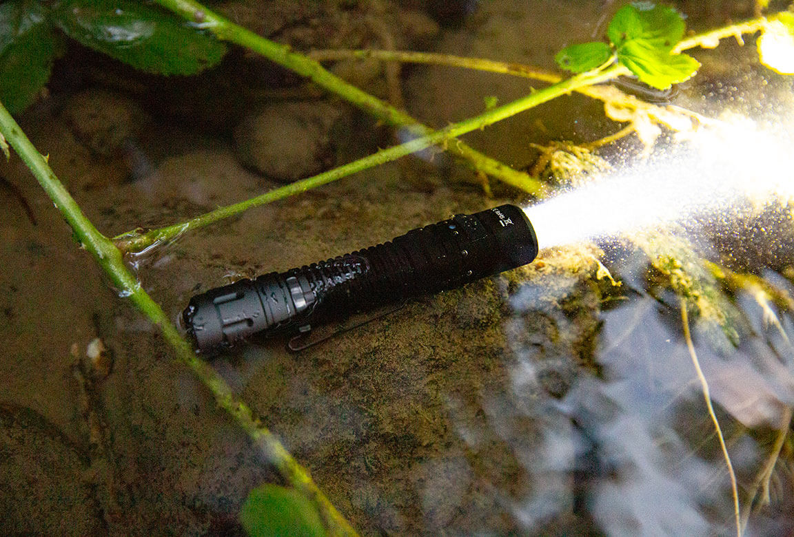 Die Wurkkos TD02 hat ein IPX8 Rating und ist somit wasserdicht.