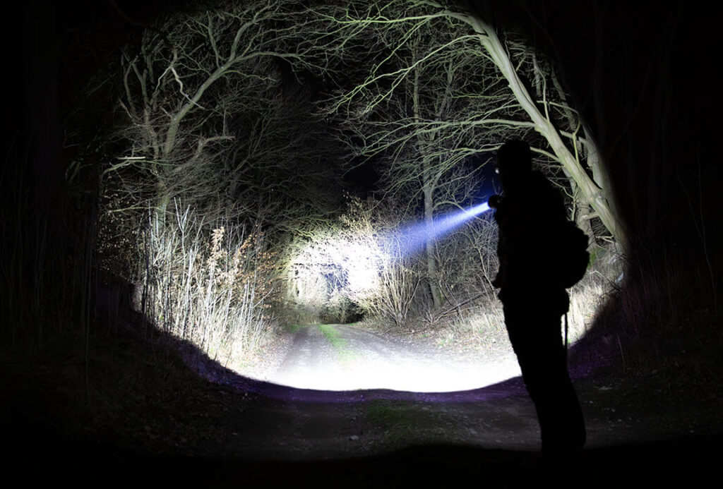 Die Fenix zeichnet sich durch einen stark abgegrenzten Lichtkegel mit einem sehr hellen Lichtzentrum aus.