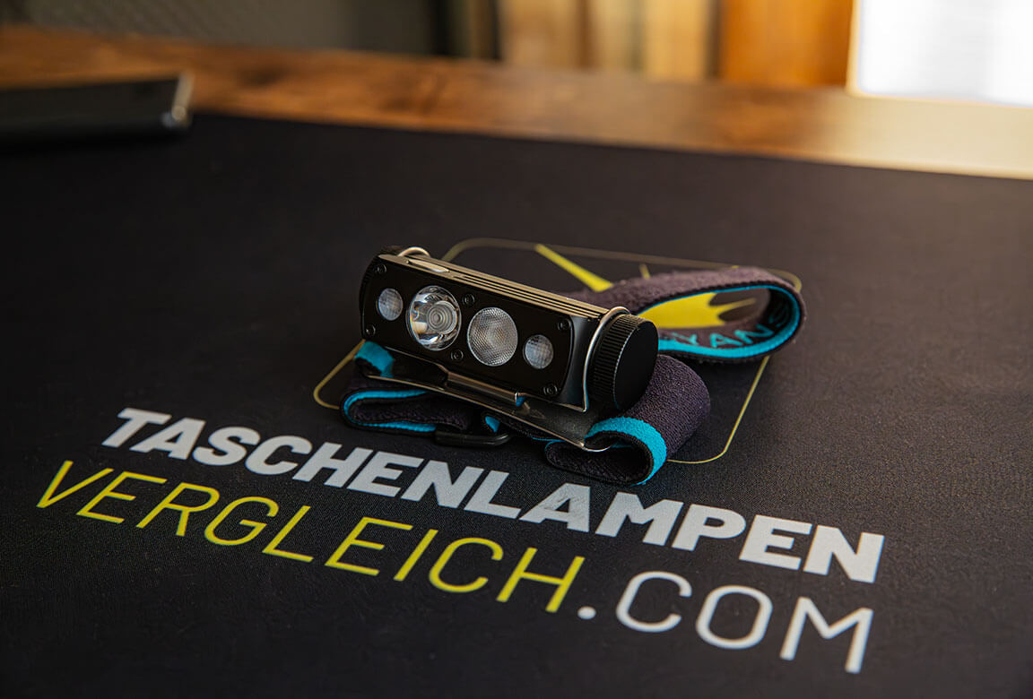 Die Cyansky HS6R ist eine klassische Kopflampe und kann daher in vielen verschiedenen Situation hilfreich sein.