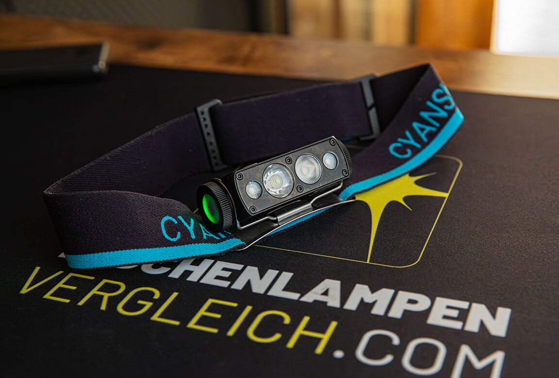 Die Cyansky HS6R ist eine durchaus empfehlenswerte Kopflampe.