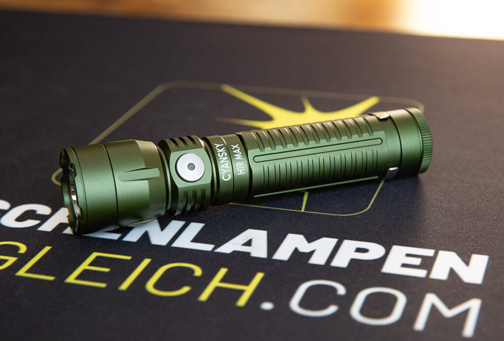 Dank der relativ geringen Helligkeit von nur 1.500 Lumen hält die H1R Max auch im Turbo recht lange durch