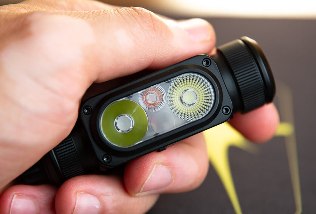 Drei Luminus-LEDs sorgen für ordentlich Power